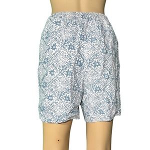 Marissa Vintage women size M Bermuda high rise elastic waist shorts